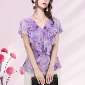 ruffle chiffon